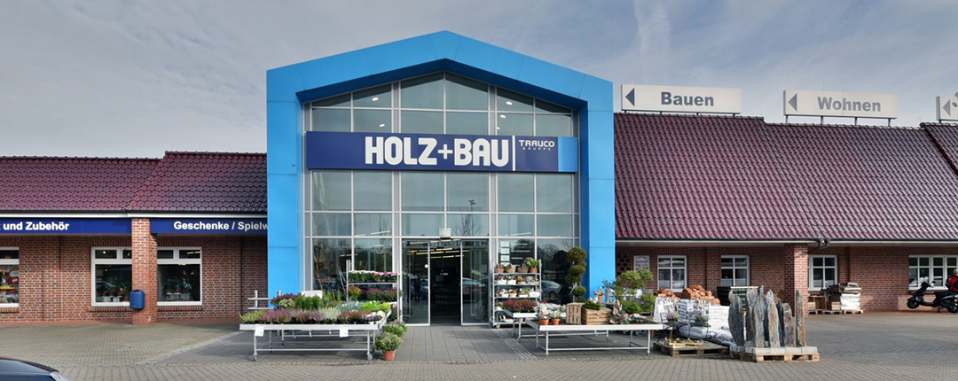 Eingang Holz und Bau